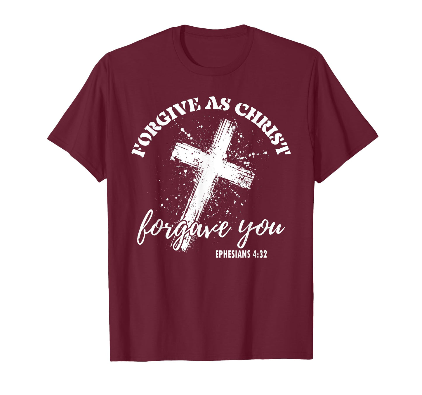 Christian Faith Cross God Jesus Forgive Like Christ T-Shirt