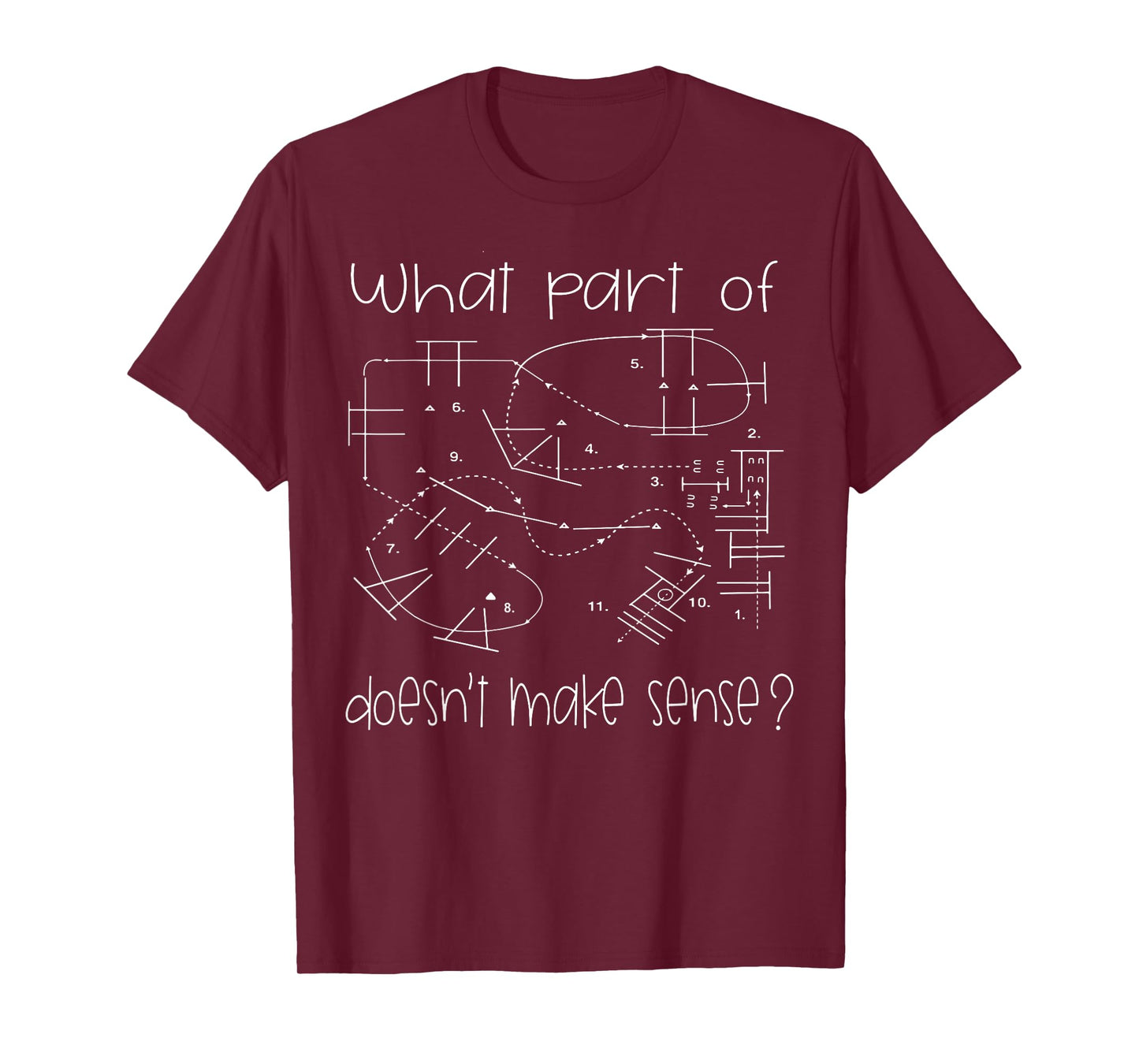 What Part Of Doesn't Make Sense Funny Horse exercises T-Shirt