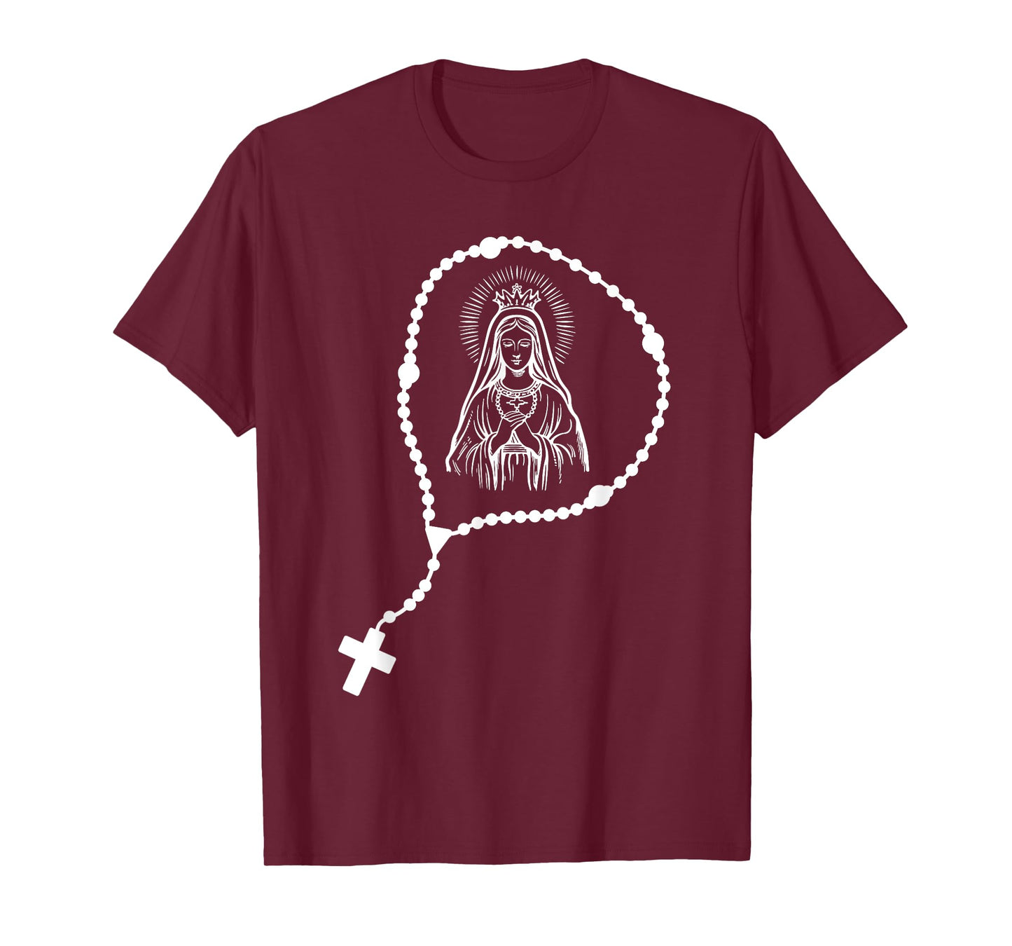 Rosary Prayer - Virgin Mary - Religious Catholic T-Shirt