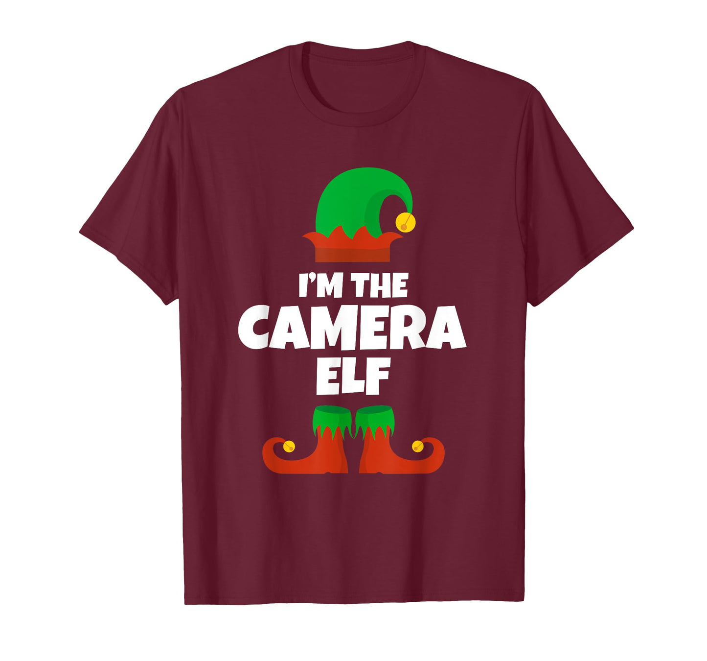 I'm The Camera Elf Family Pajama Christmas Man Photographer T-Shirt