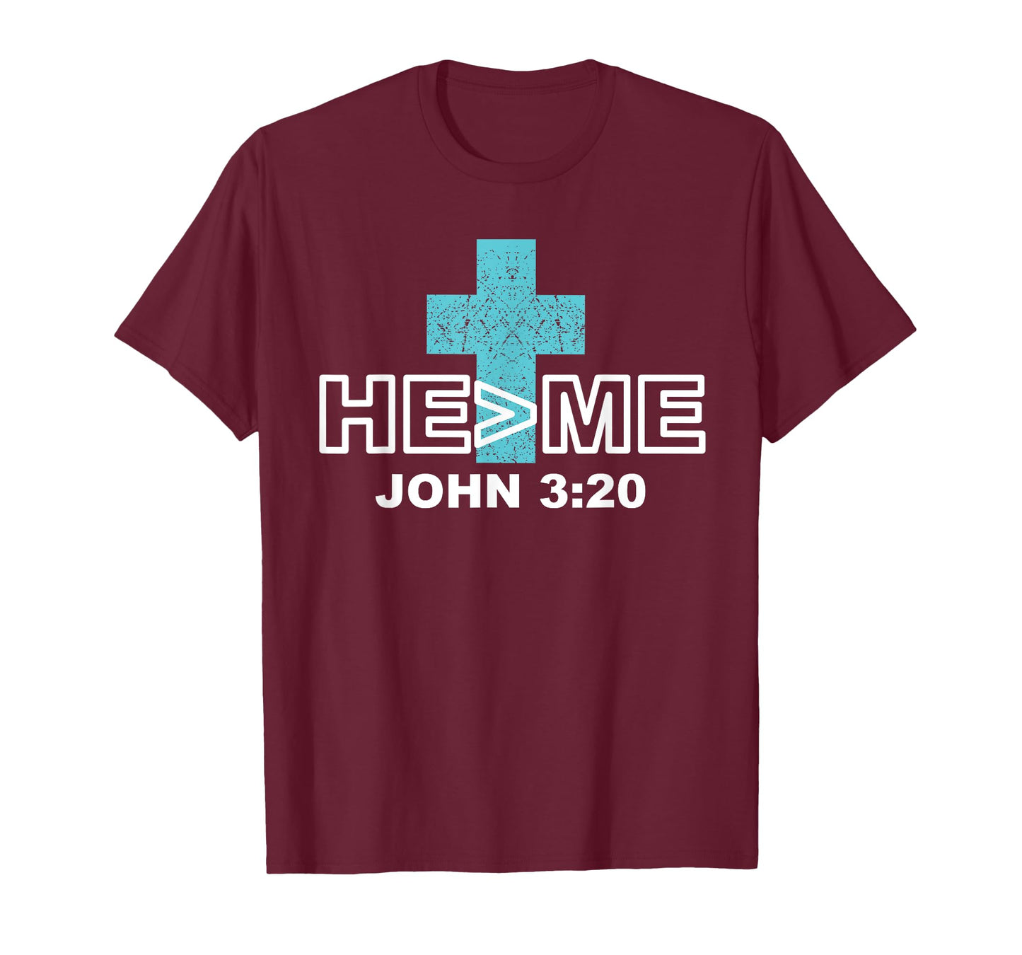 He is greater than me t shirt john 3:20 christian shirt