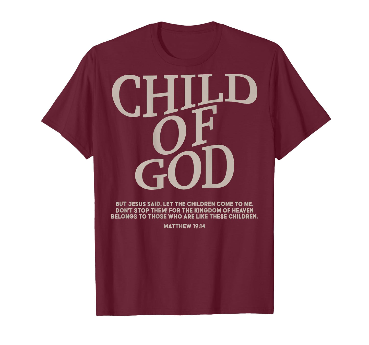 Toddler Boy Child Of God Christian Jesus Son Sister Brother T-Shirt