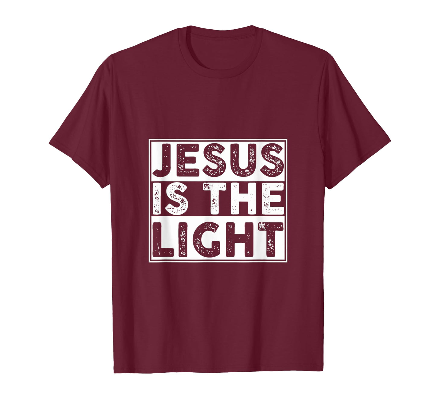 Jesus is The Light Scripture Religious Christian T-Shirt