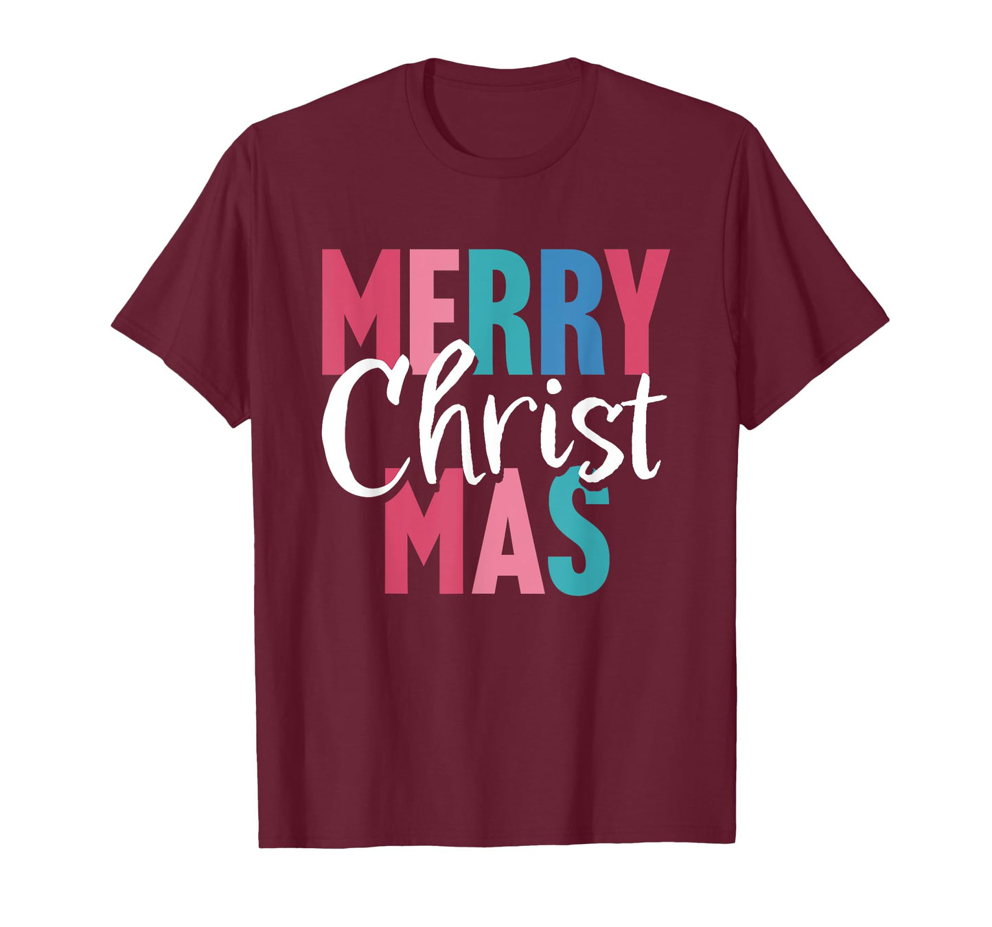 Merry Christmas Shirt Women Men Boys Girls Merry Christ Mas T-Shirt