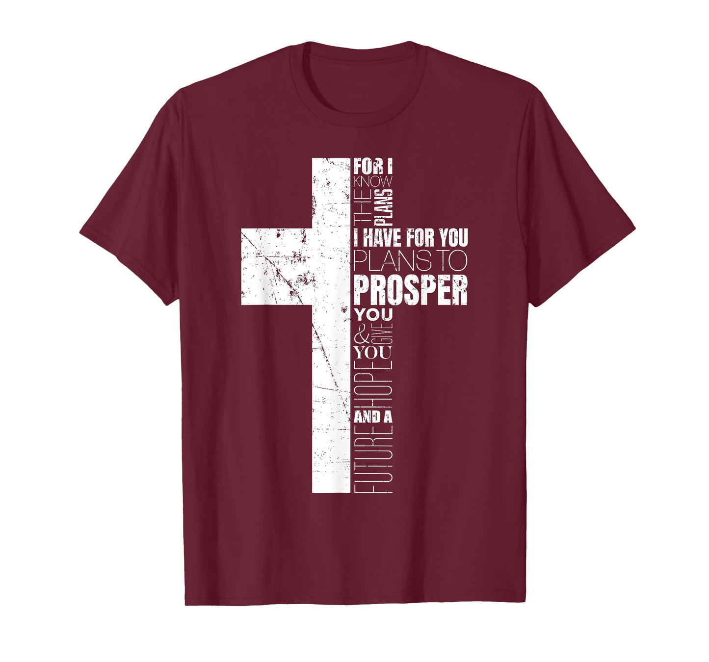 Jeremiah 29:11 Christian Cross Gifts Men Verse Sayings Women T-Shirt