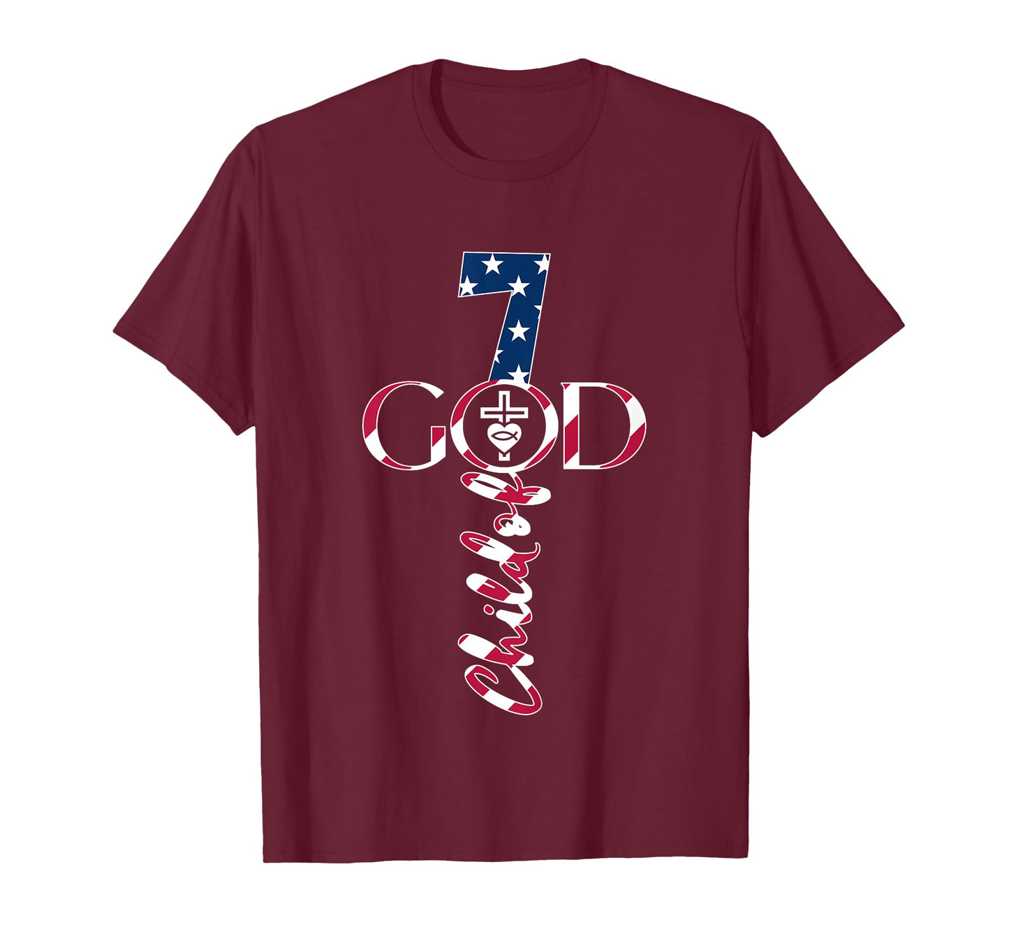 GOD 7 YEARS JESUS 7TH BIRTHDAY T-Shirt