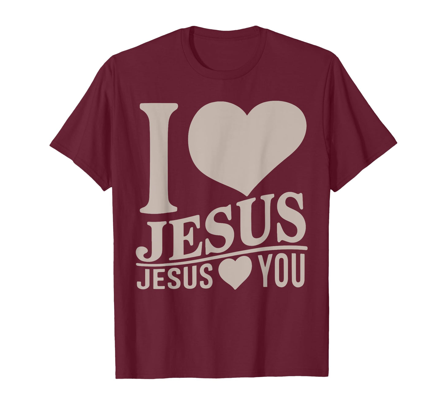 I Love Jesus Loves You Christian Toddler God Sister Son Mom T-Shirt