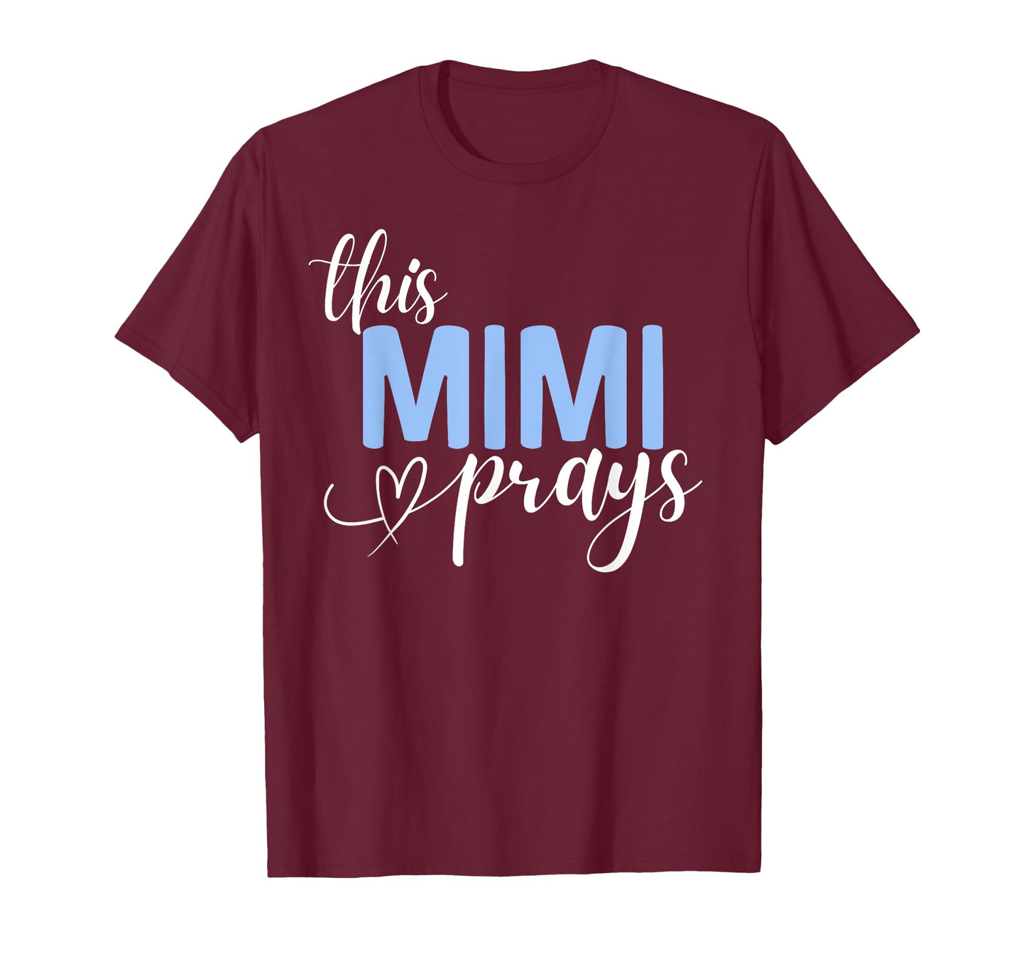 This Mimi Prays Perfect Christian Faithful Mimi T-Shirt