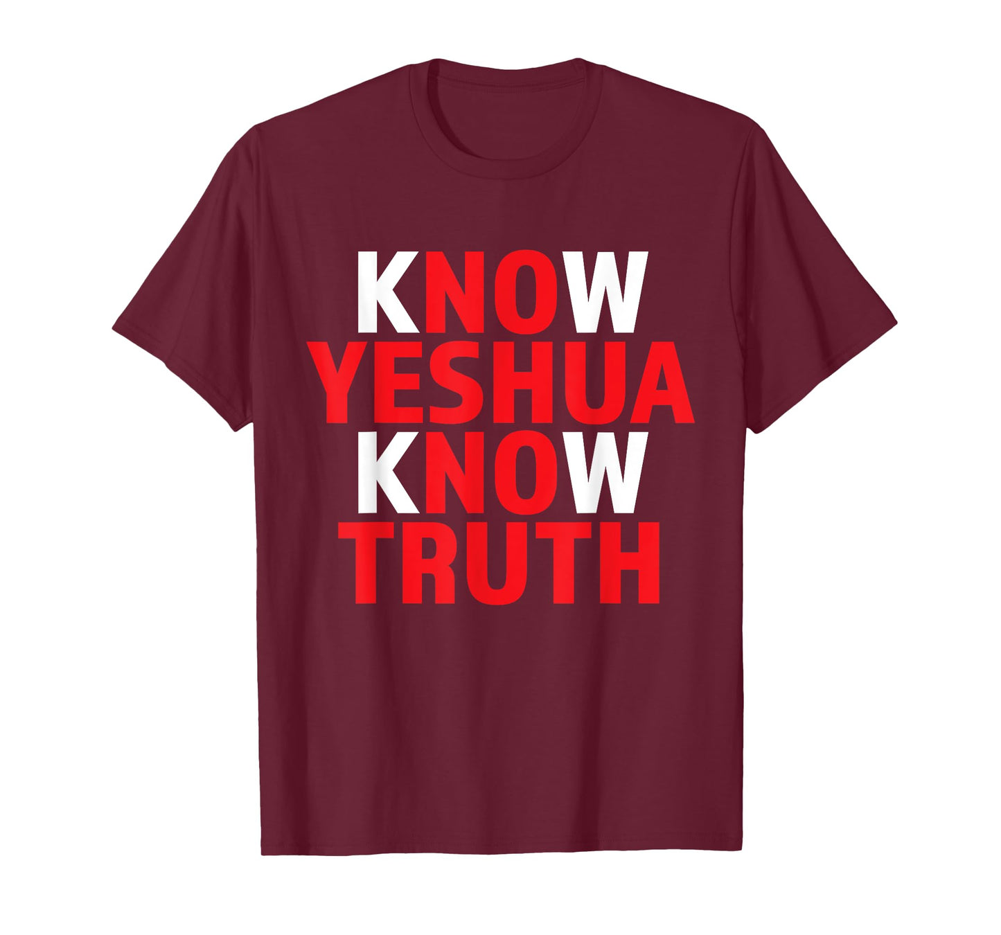 Yeshua Shirt Christian Faith Hebrew Name for Jesus Religious T-Shirt