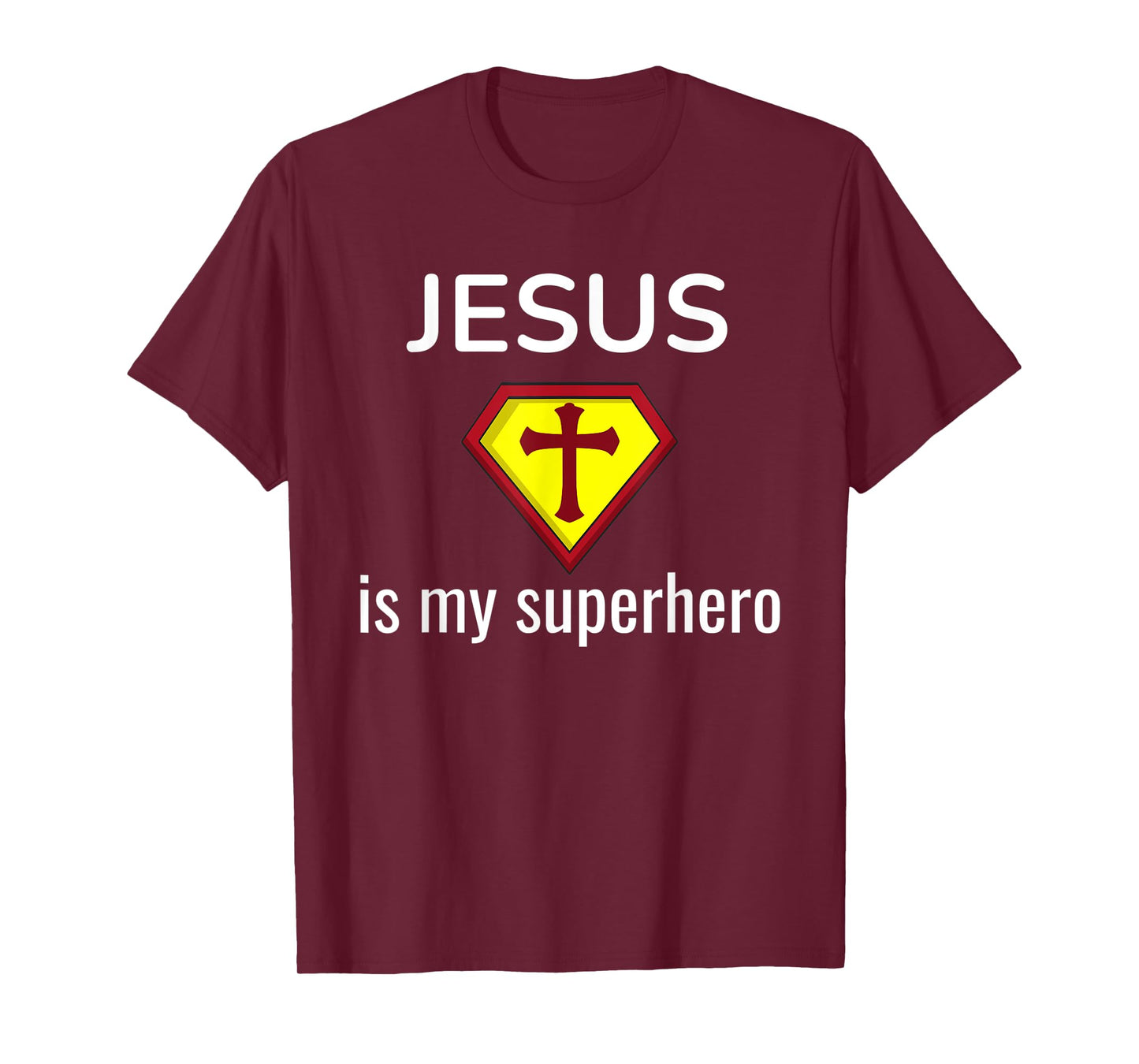 Jesus Is My Superhero Funny Christian Gift Religious T-Shirt T-Shirt