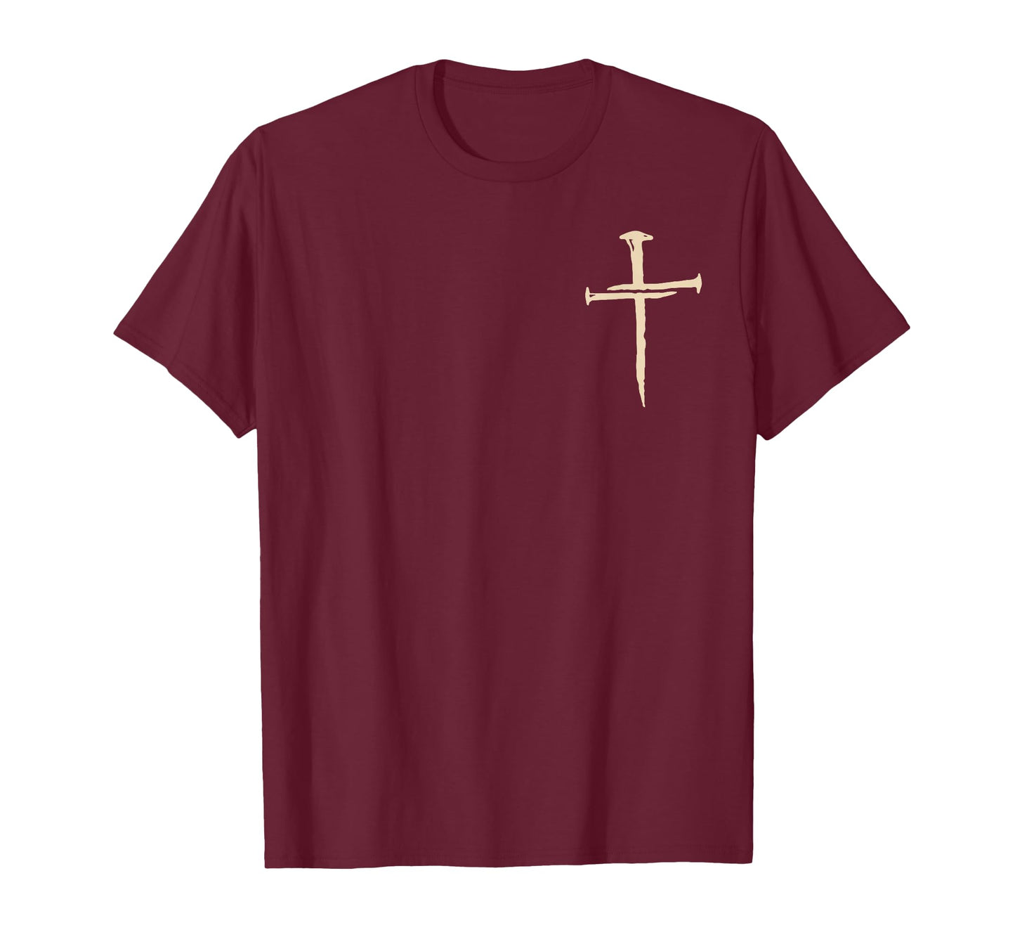 Jesus is King Cross Christian God Religious 2 Sides Tee T-Shirt