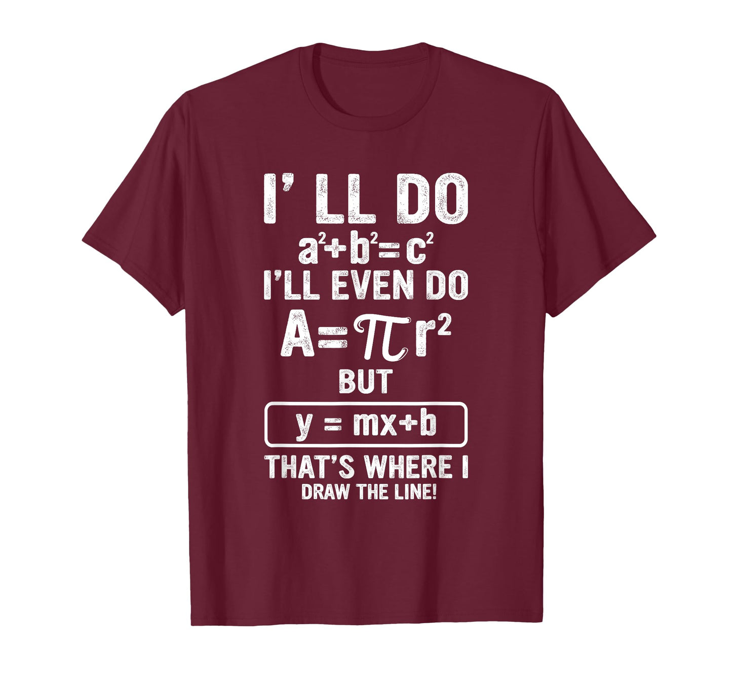 Funny Math Teacher Joke Men Women Fun Best Math Quotes T-Shirt