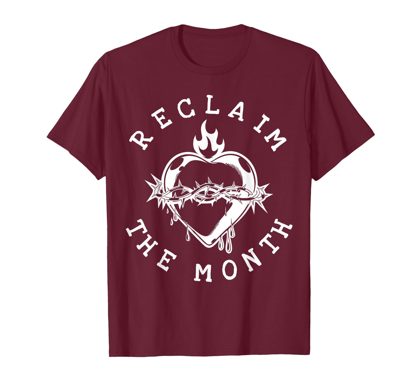 Reclaim The Month Sacred Heart Image June Month T-Shirt