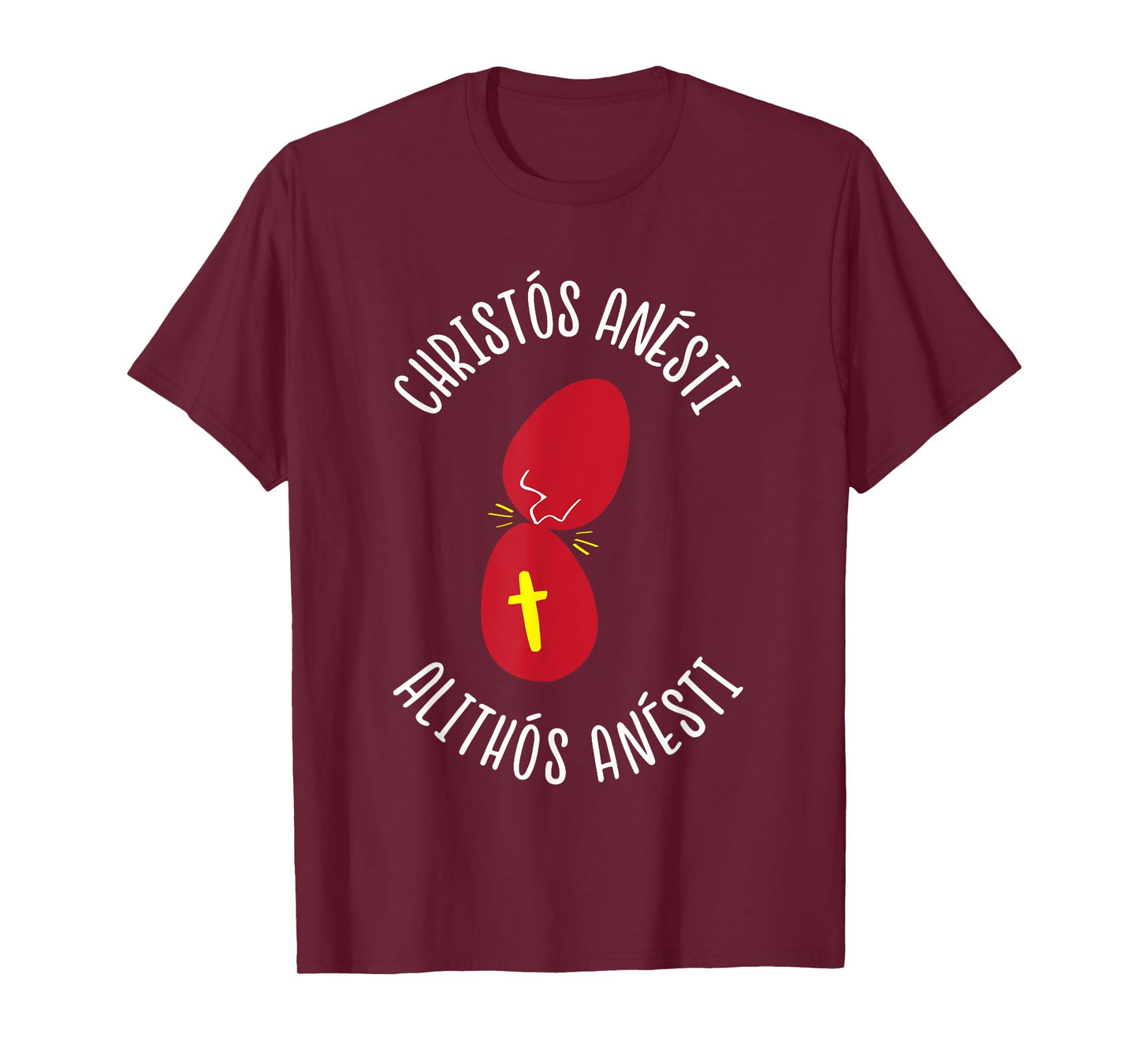 Greek Easter Tsougrisma Red Egg Tapping Game T-Shirt