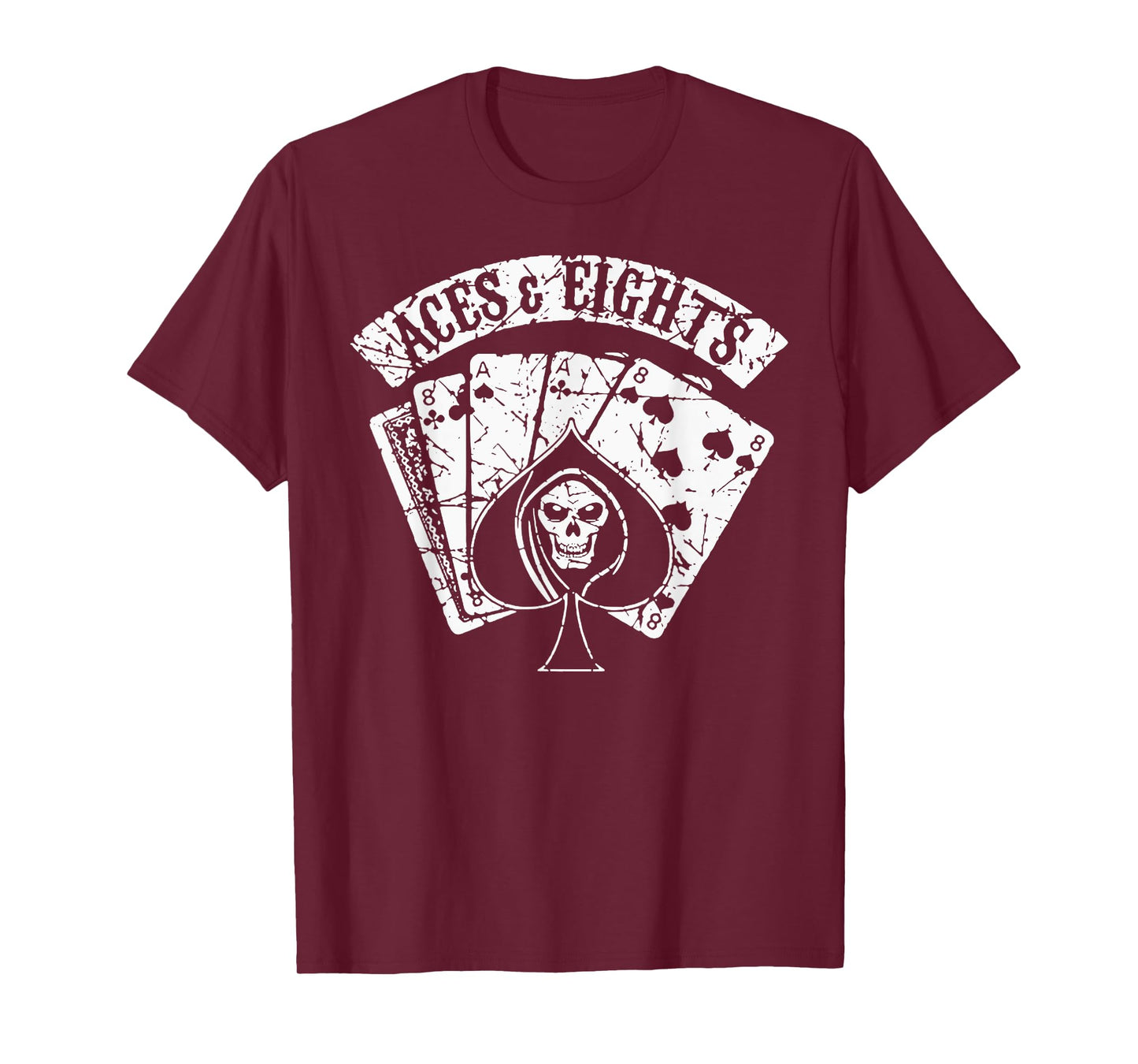 Vintage Quote Aces And Eights Funny Card Retro Playing T-Shirt