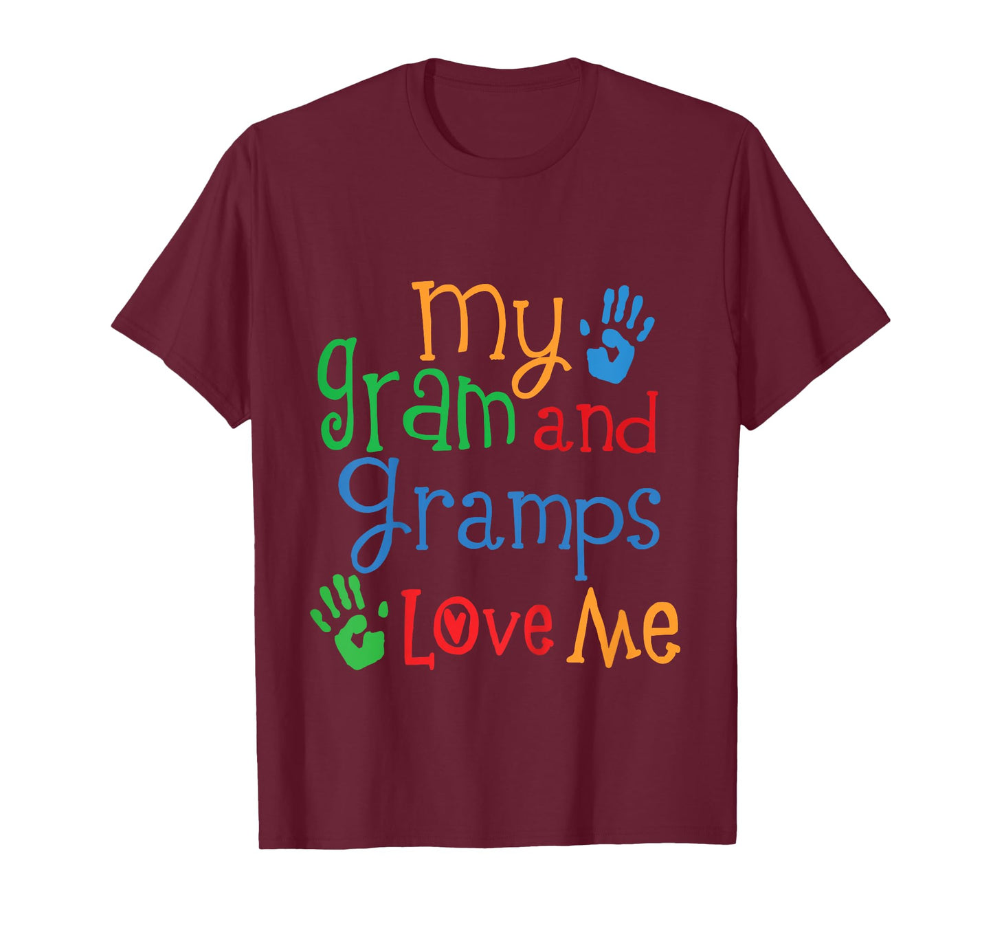 Kids My Gram And Gramps Love Me Grandkids T-Shirt