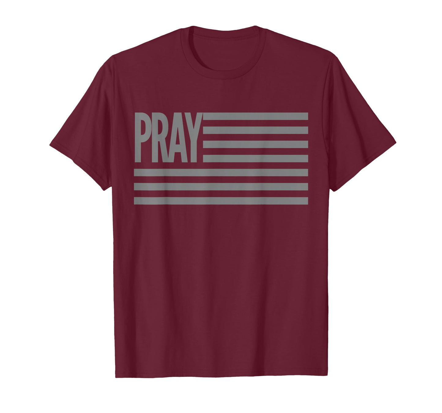 National Day of Prayer American Flag Patriotic Pray Design T-Shirt