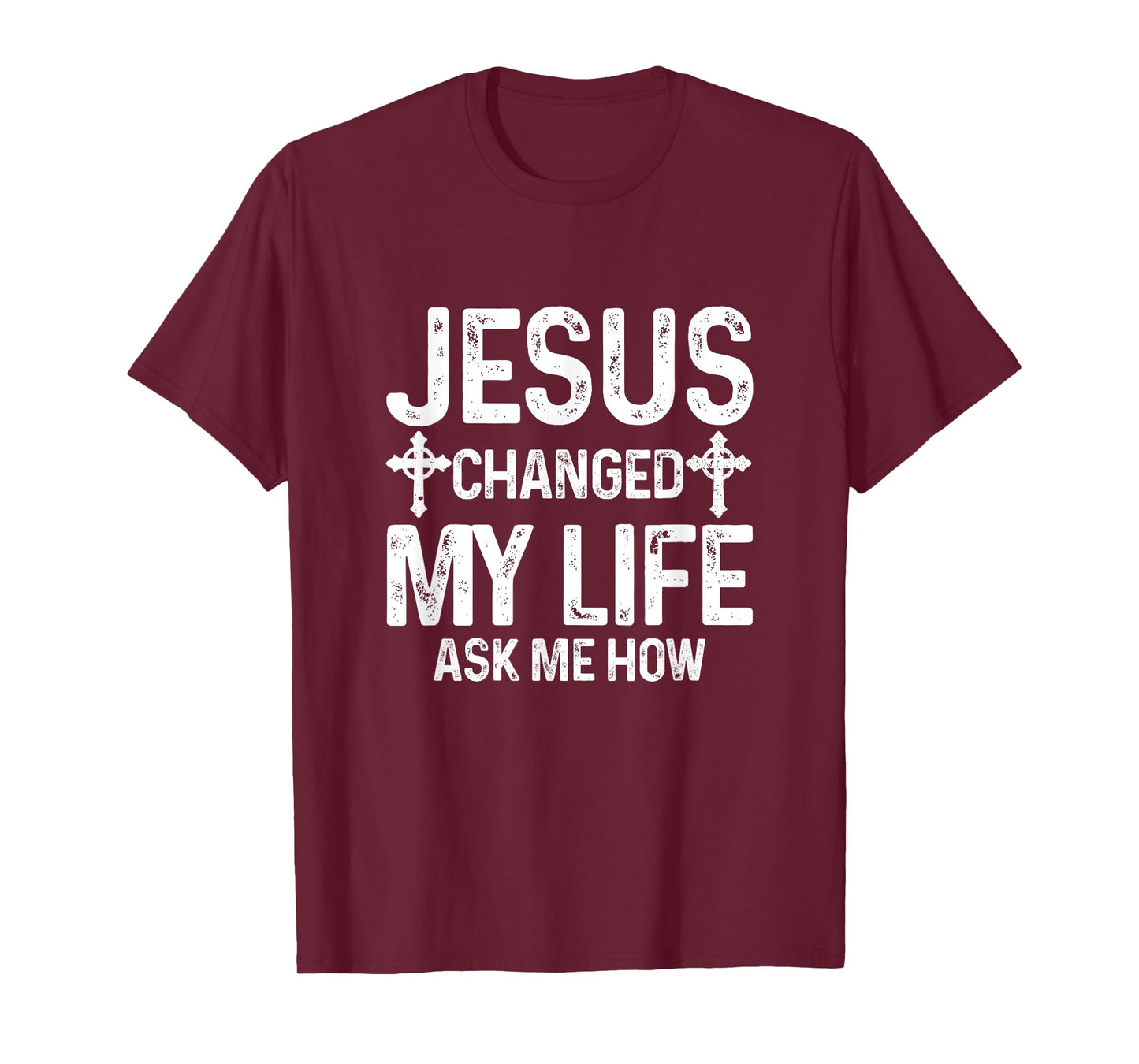 Jesus Changed My Life Asked Me How Christ Saves Christian T-Shirt