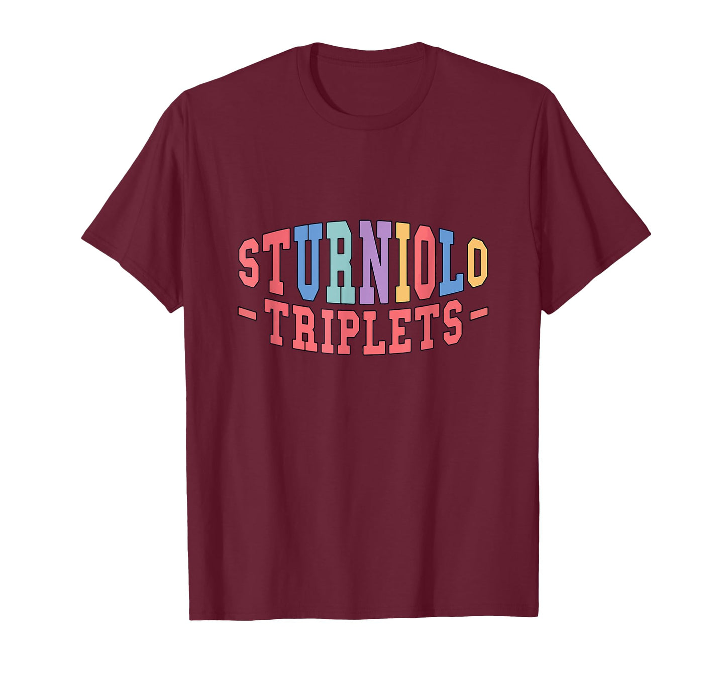 Sturniolo Triplets Black Classic Fit Modern Round Neck Short Sleeve T-Shirt - Small - Unisex-Adults, Unisex-Kids