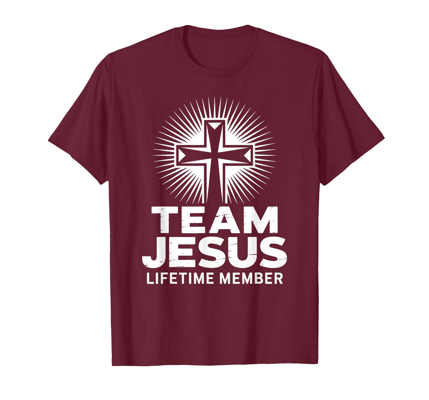 Member of Team Jesus Cross Christian Saying Bible Faith T-Shirt