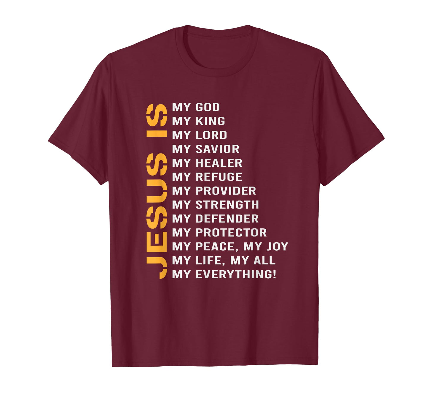 Jesus Lord God Savior Devotee Gift Idea Jesus T-Shirt