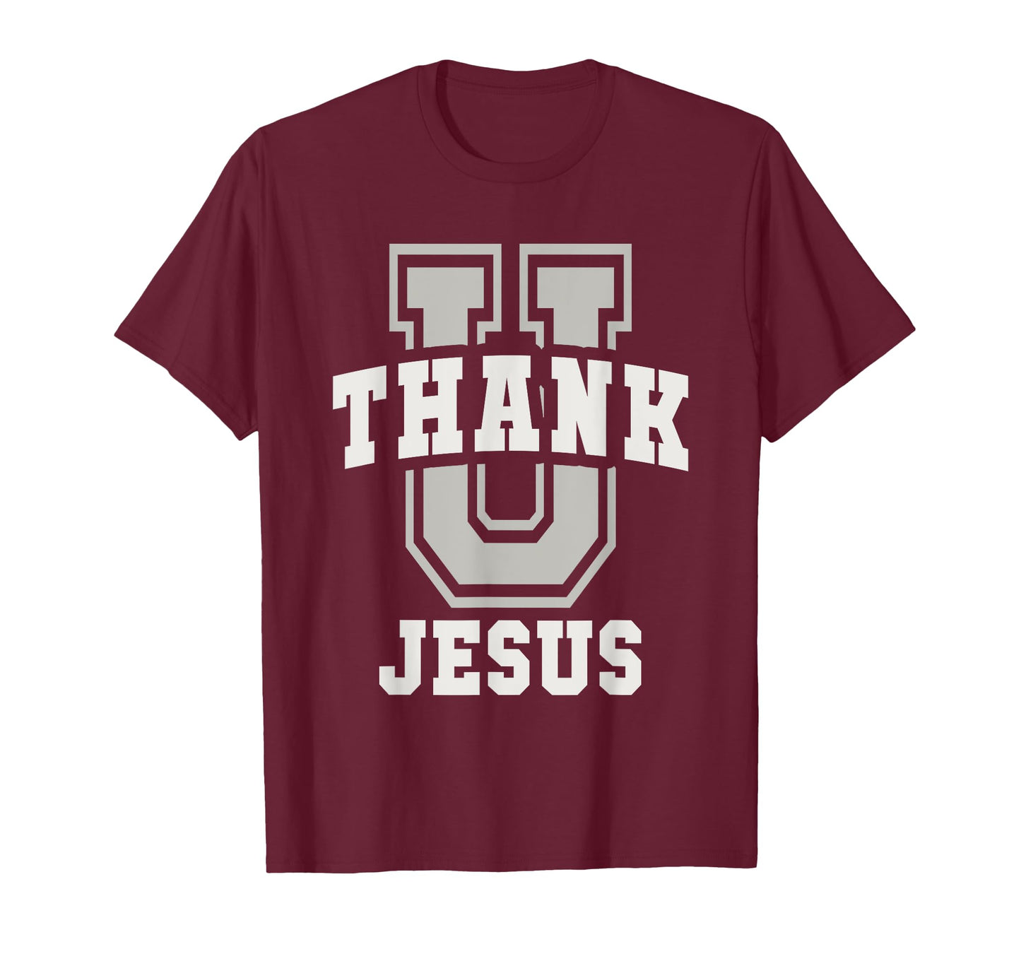 Cute University Thank You Jesus U College Education Jock T-Shirt