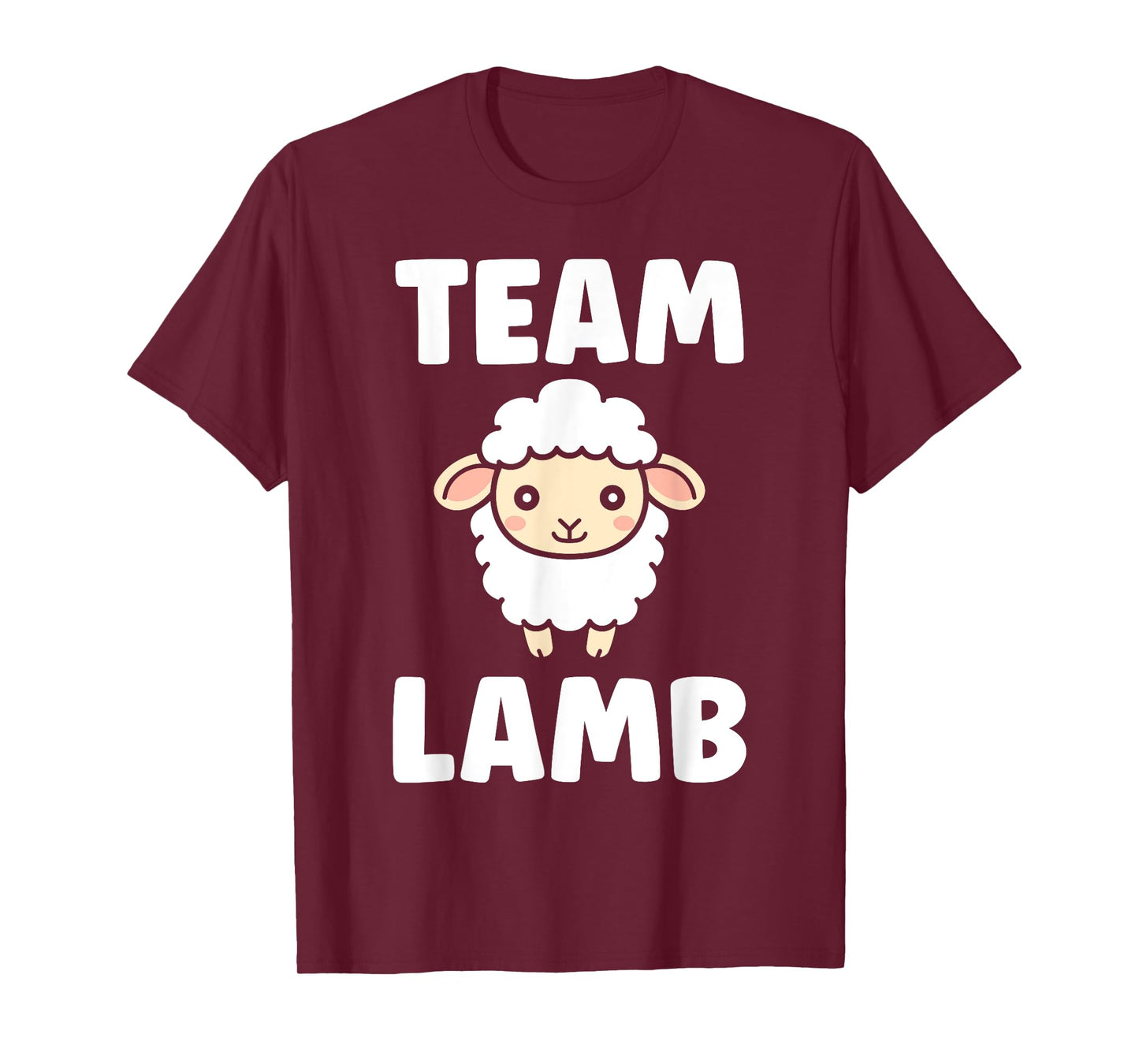 Quote Little Cute Baby Sheep Simple team Lamb T-Shirt
