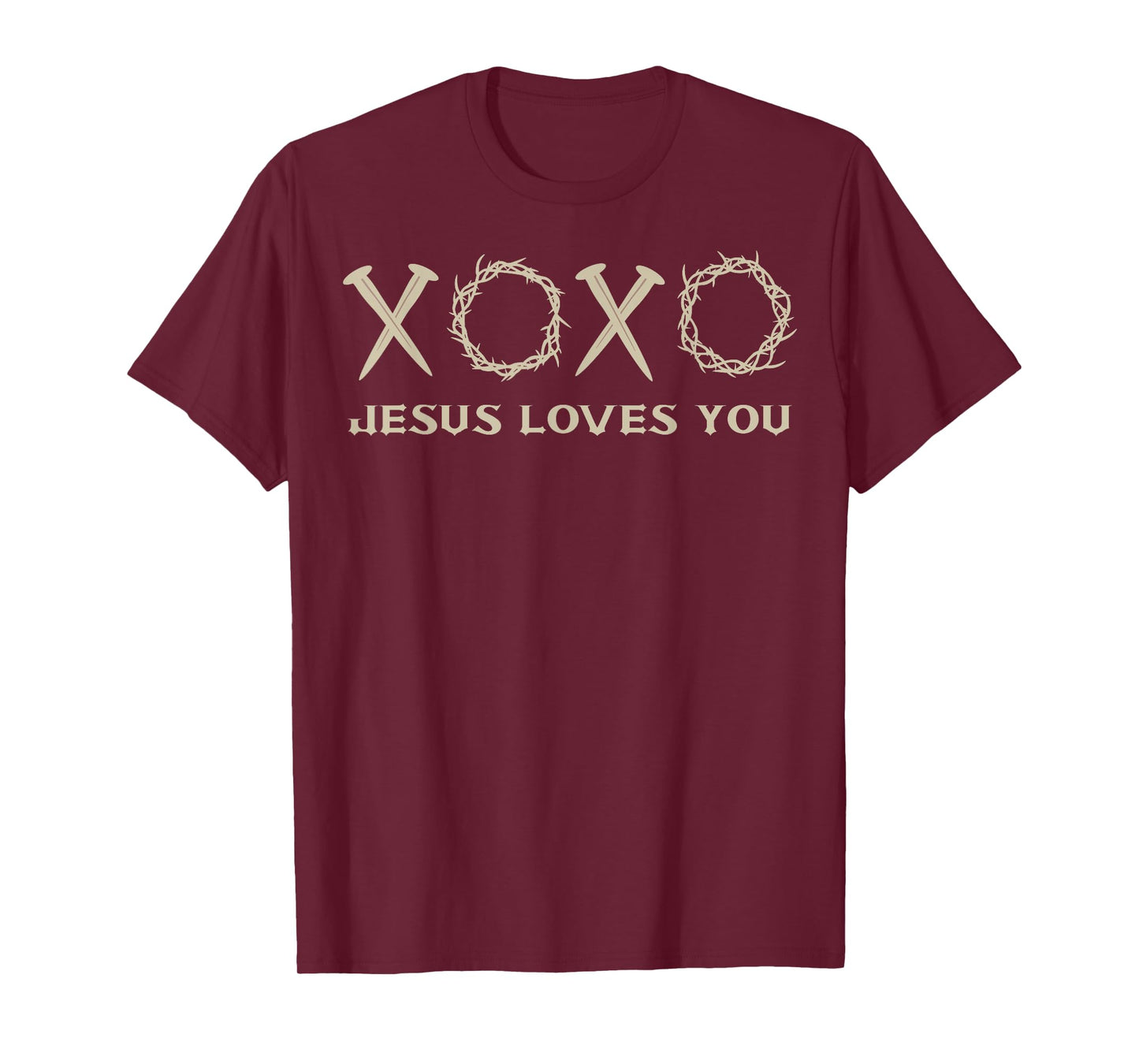 Jesus Loves You Christian Goth T-Shirt