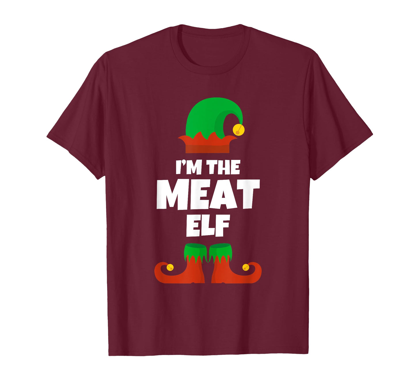 I'm The Meat Elf Family Christmas Funny BBQ Grilling Smoking T-Shirt