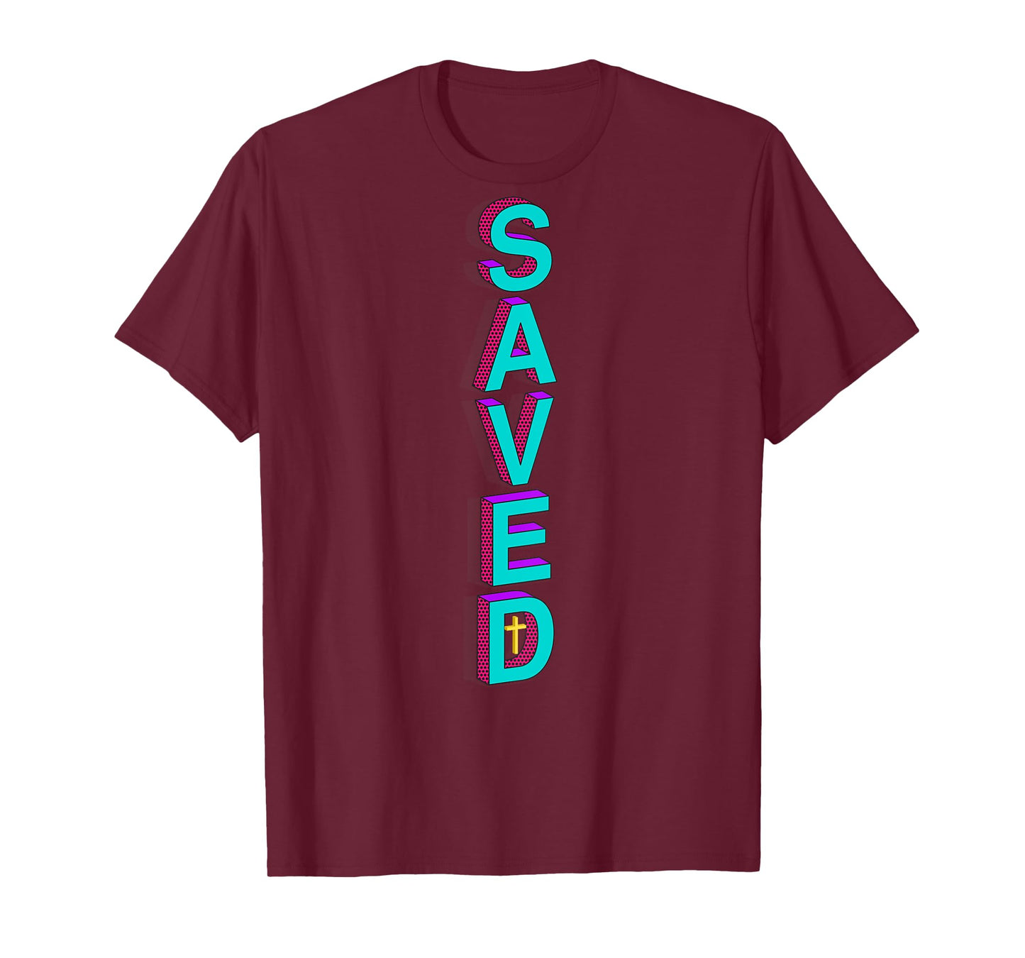 Christian Bible Verse Saved John 3:16 Religious Back Design T-Shirt