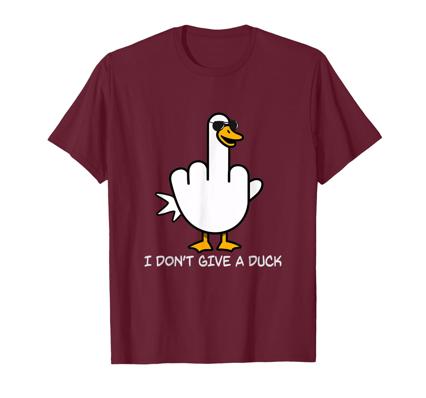 Duck You! Funny Duck With Middle Finger Saying T-Shirt