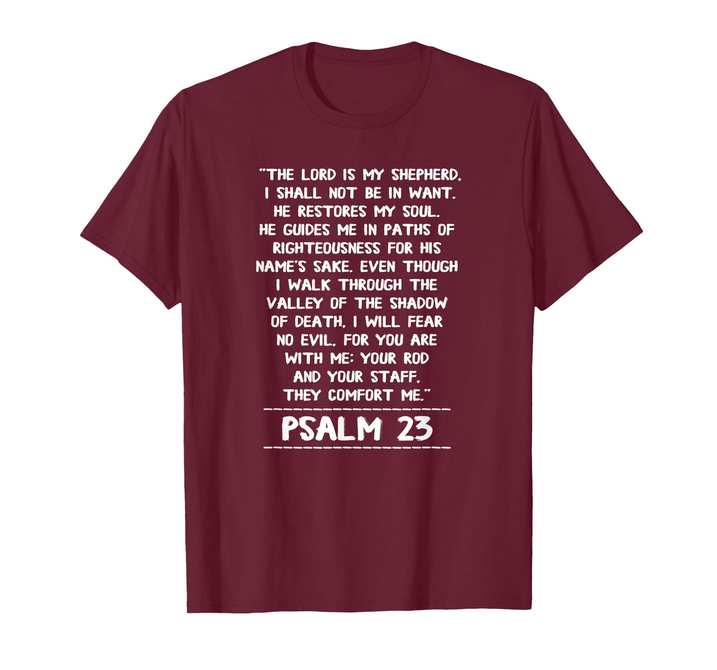 The lord is my shepherd Psalm 23 Jesus Christian Gift T-Shirt