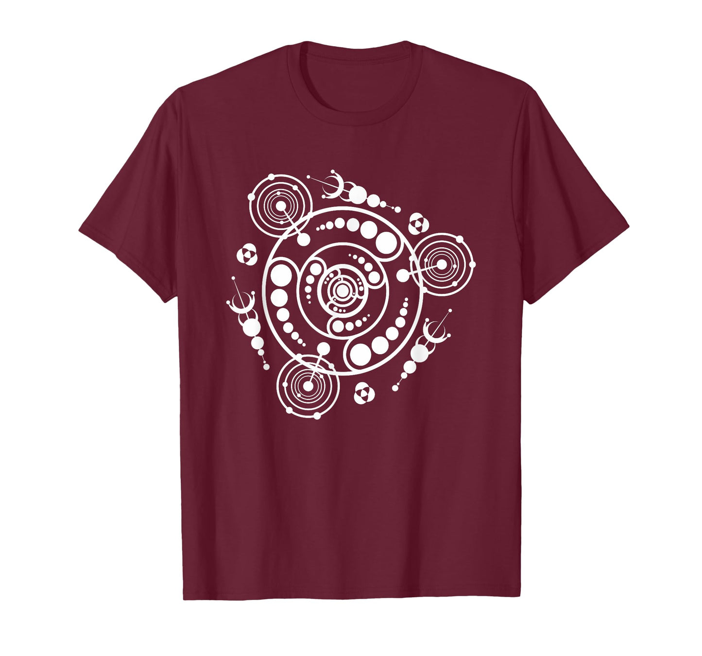 Crop Circle Space Alien Galaxy UFO Illustration Art Designer T-Shirt