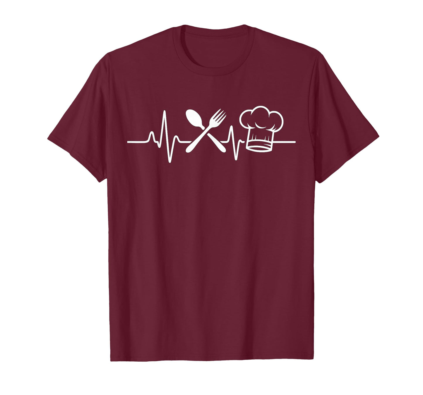 Chef Heartbeat Funny Culinary Passion Cooking Love T-Shirt