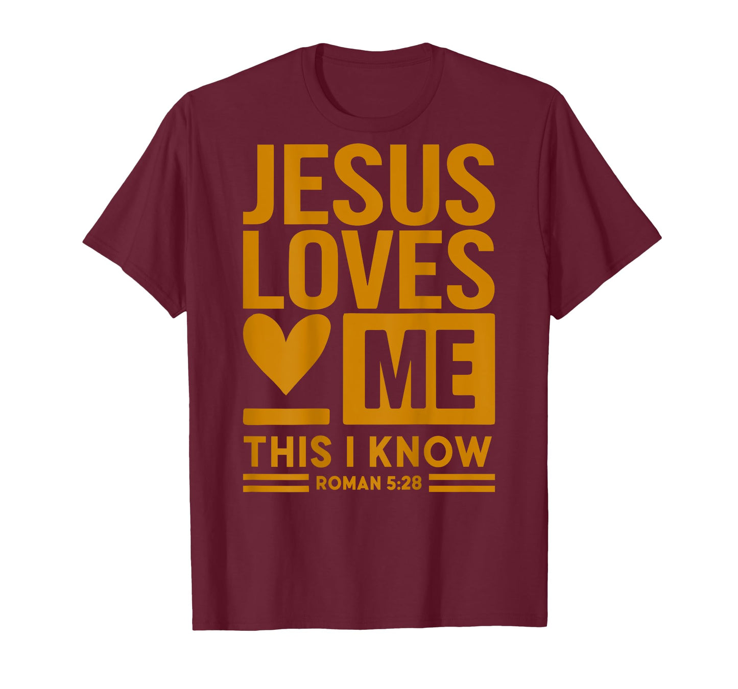 Toddler Girl Jesus Loves Me This I Know Christian God Son T-Shirt