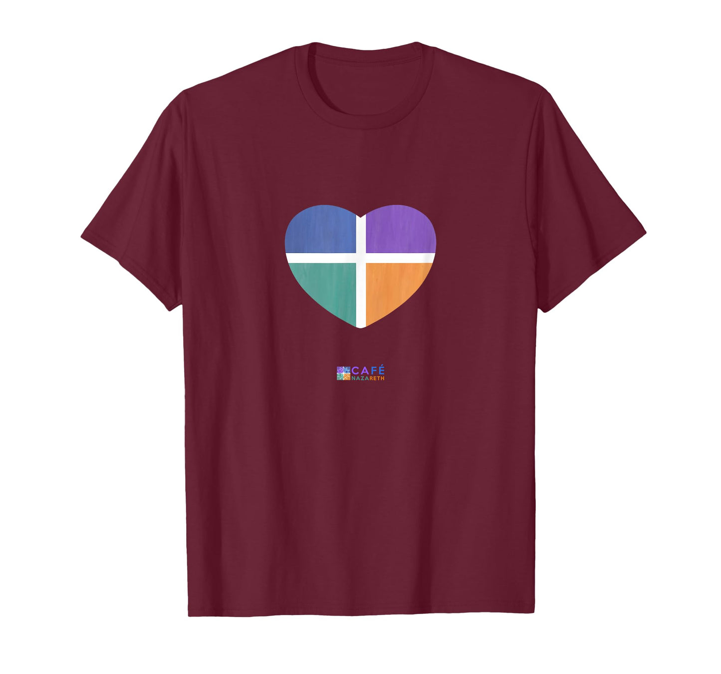 Four Color Heart T-Shirt