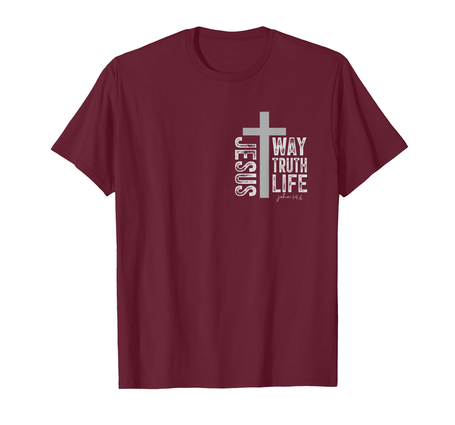 Jesus Way Truth Life John 14:6 Christian Gift T-Shirt