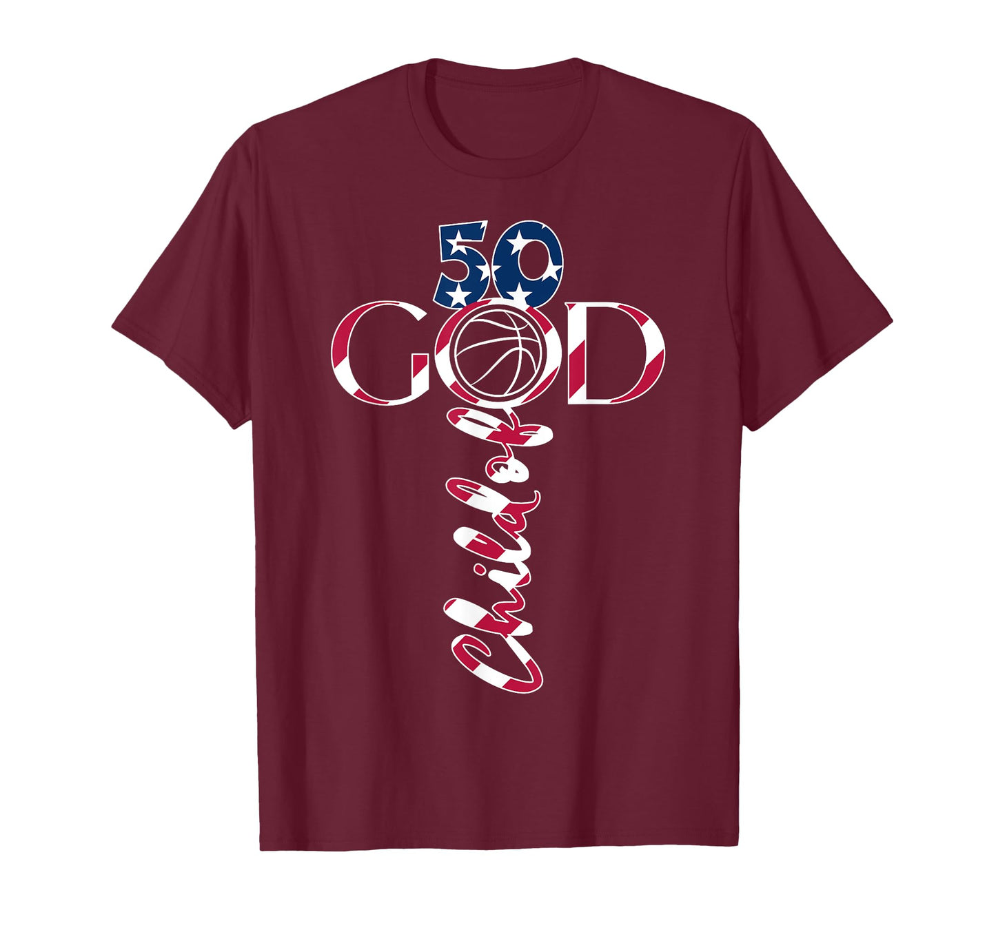 JESUS 50 YEARS CHILD OF GOD BASKETBALL 50th BIRTHDAY T-Shirt