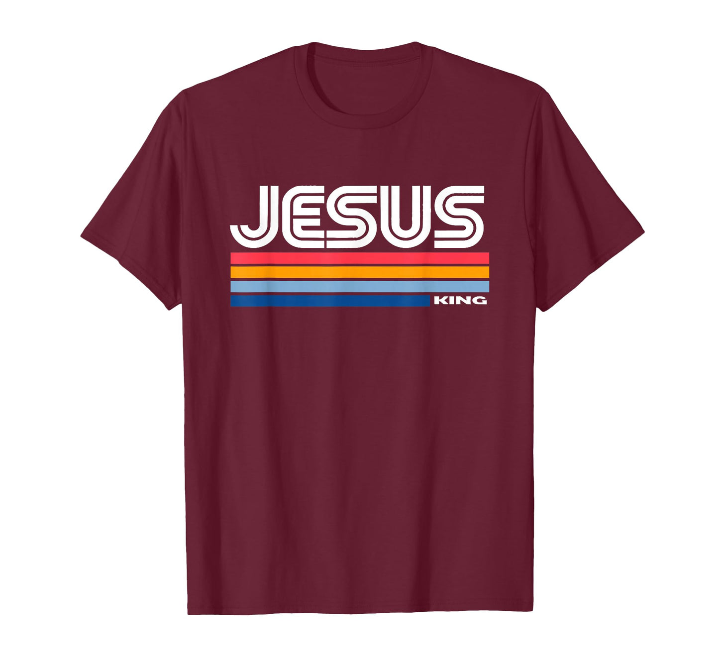 Jesus King Retro Vintage Design T-Shirt