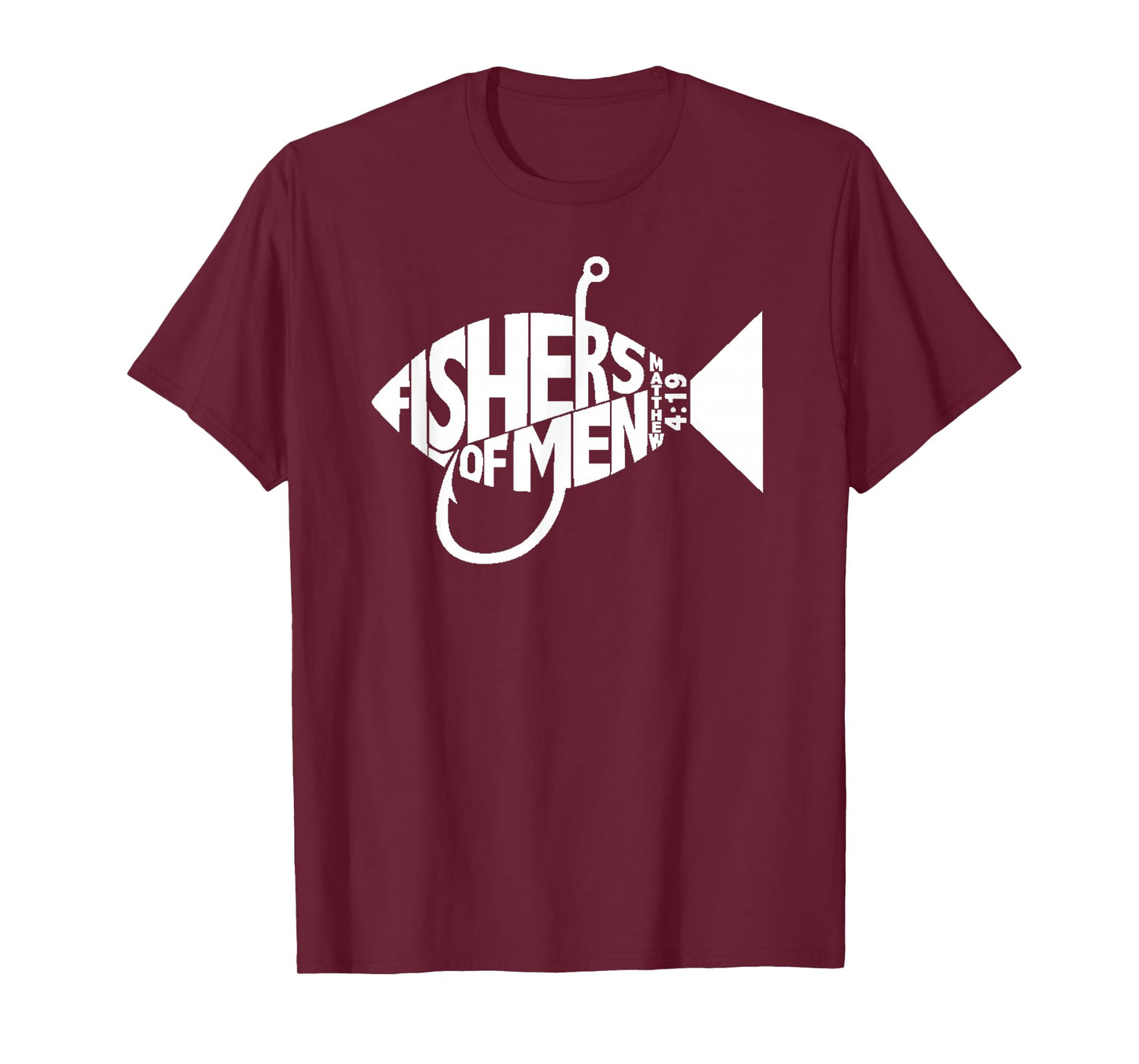 Matching Church Christian Group Bible Verse Fishers of Men T-Shirt