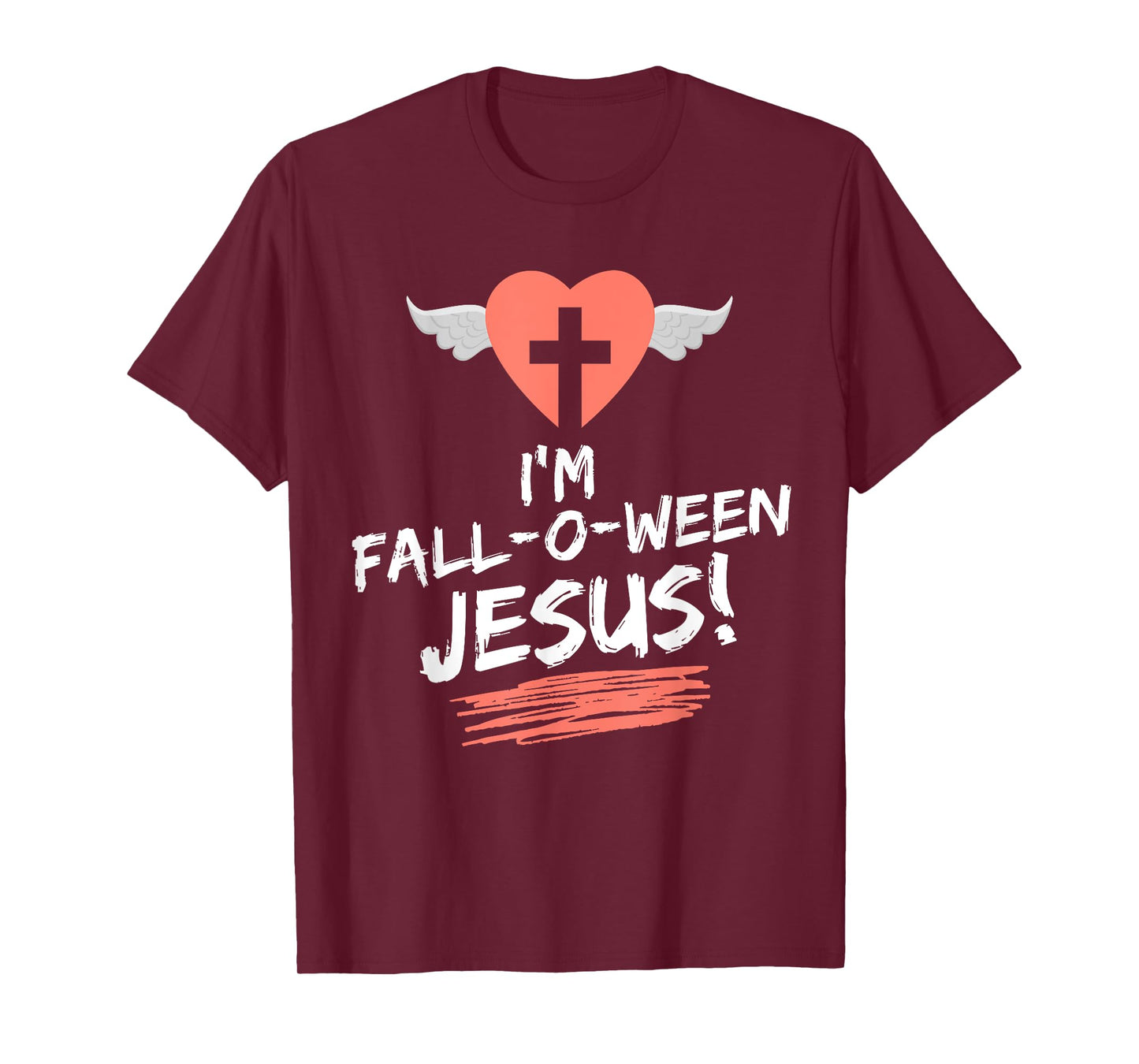 Christian Thanksgiving Halloween I'm Fall-O-Ween Jesus Funny T-Shirt