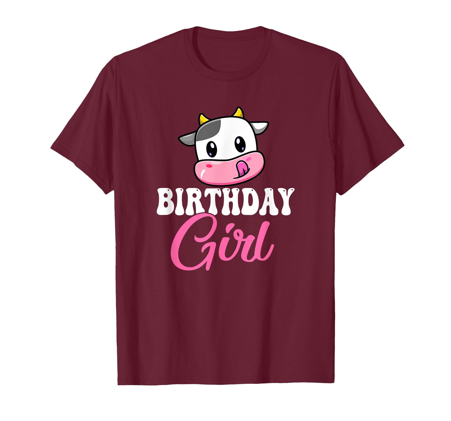 1st 2nd 3rd Cute Cow Birthday Girl Theme Party Farm T-Shirt