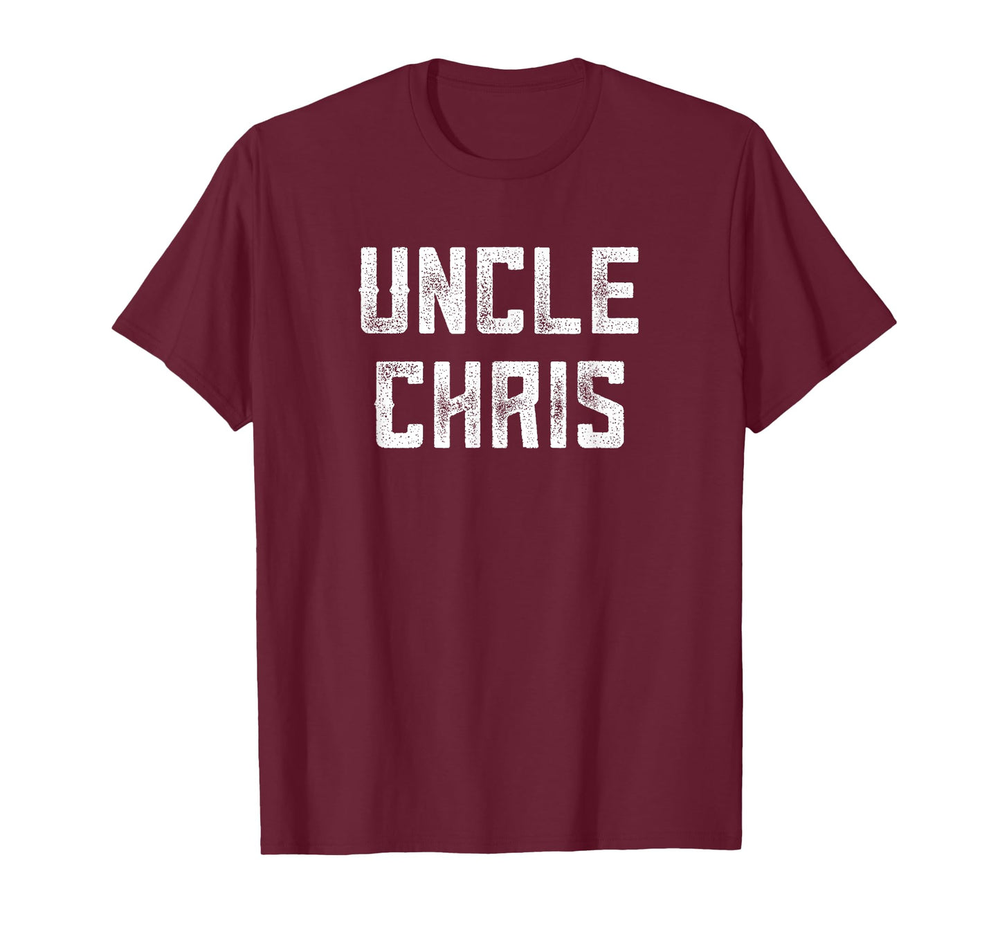 Uncle Chris Funny Uncle From Niece Nephew New Uncle Day T-Shirt