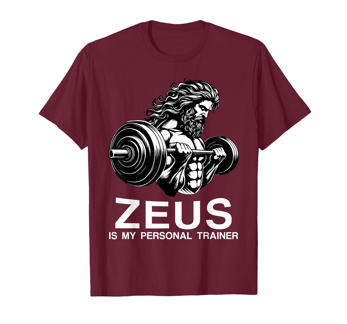 Zeus Greek God Bodybuilder Gym Fitness Workout T-Shirt