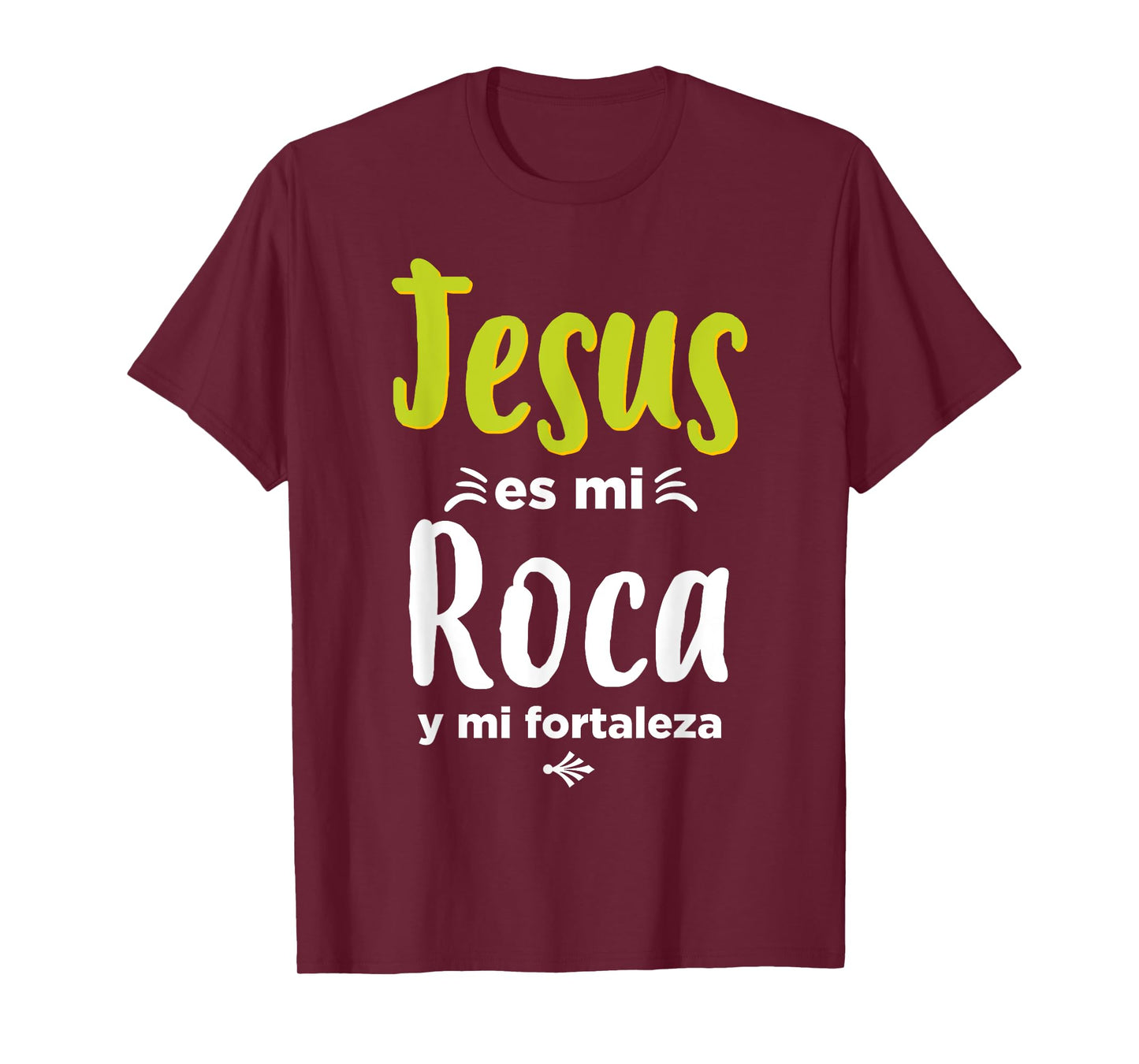 Jesus es mi roca Spanish Christian T-Shirt