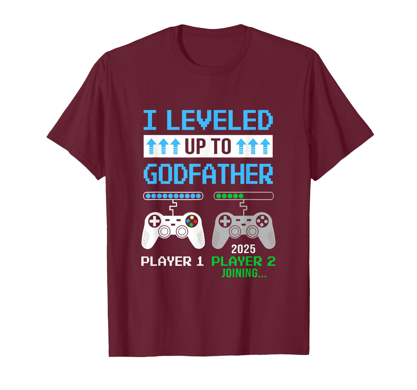 Leveled Up To Godfather 2025 Funny Video Game Soon To Be T-Shirt