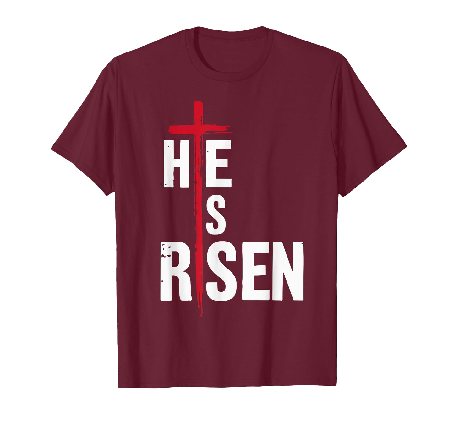 He is risen cross jesus for christian easter day T-Shirt