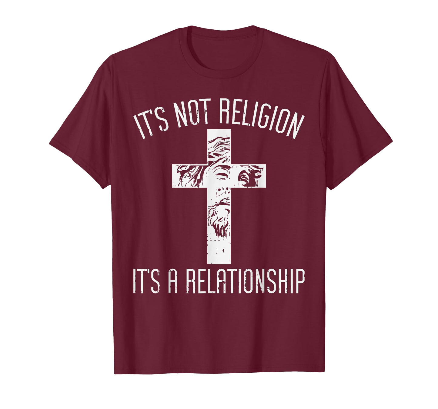 Not Religion Relationship Cross God Jesus Christian Gift T-Shirt