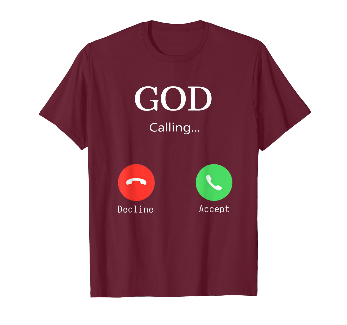 God is Calling Christians Funny Jesus Christ Phone T-Shirt