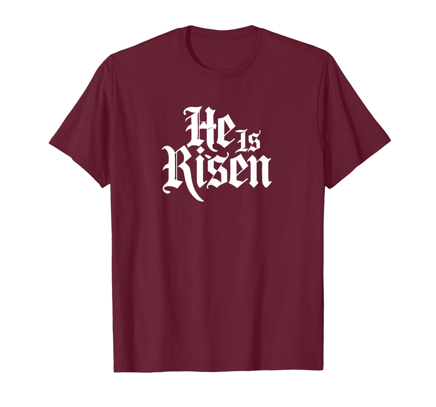 Religious Christian Easter - He Is Risen - Old English T-Shirt